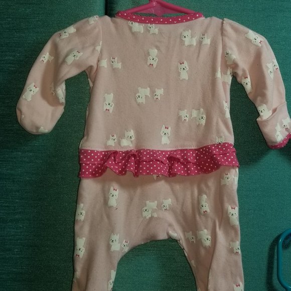 Newborn Girls Pajama Trio - Picture 5 of 8